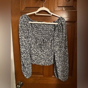 cute floral blouse